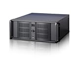 iStarUSA D-400 Red 4U Rackmounted Server Case with 350-Watt Power Supply