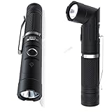 KLARUS RT20 懐中電灯 フラッシュライト CREE XM-L2U2 LED Max1050 ルーメン ライト先端部90°回転可能 防水IPX8 USB充電式 18650電池×1 6モード SOS機能付き ブラック