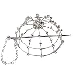 Rhinestone Bun Cover - 2719
