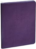 GALLERY LEATHER 2012 Purple Leather Large Monthly Planner MADE IN USA