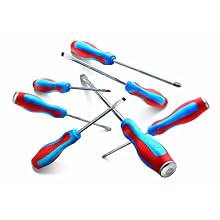 Channellock SD-7CB Code Blue Screwdrivers 7-Piece Set - S144CB, S146CB, S364CB, S388CB, P104CB, P204CB, P306CB