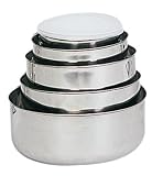 5 PIECE STAINLESS STEEL FOOD STORAGE SET