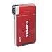 Toshiba Camileo S30 Full-HD Camcorder (8 Megapixel, 10-fach digital Zoom, 7,6 cm (3 Zoll) Touch-Screen Display, Bildstabilisator) burgund