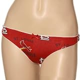 NCAA St. Louis Cardinals Ladies Red Maverick Thong Underwear (X-Large)
