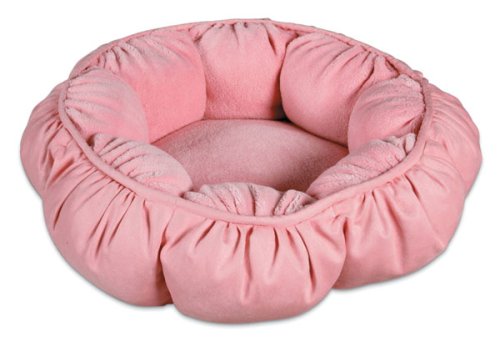 Petmate Puffy Round Bed, Pampered Pink