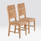 Stühle aus Buche, 2 Stück, Holzstühle, Esszimmerstühle, Hans, geölt