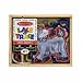 Melissa and Doug Lace and Trace Farm Animals Preschool Lacing Cards Fine Motor Toy