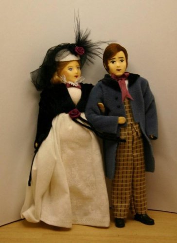 Buy Erna Meyer Sister and Brother Doll Dollhouse Miniature