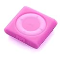 Simplism iPod shuffle 4th シリコンケースセット ケーブルクリップ、背面クリップ保護フィルム付属 ピンク TR-SCSSFLN-PK