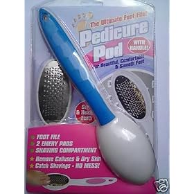 Pedicure Ped Pod with PINK handle Ped Egg ideal christmas gift idea