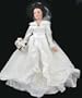 Royalton Collection Porcelain Courtney Winter Bride Doll by Russ