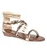Beaded Flat Gladiator Sandal