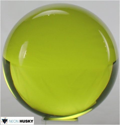 Colored Acrylic Ball - 65mm Lemon-Lime