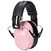 AmazonBasics Kids Ear Protection Safety Noise Earmuffs, Pink