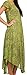 Sakkas 15802 - Lila Freckled Dyed Cap Sleeve Scoopneck Long Caftan Dress / Cover Up - Green - OS