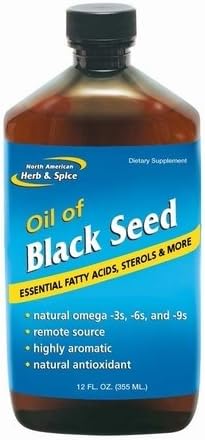 North American Herb Black Seed Plus Oil 12 oz