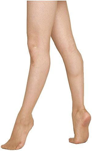 Girls Kids Panty-Hose Ballet Seamed Fishnet Candy Color M