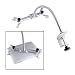 Agptek Desk Mount for GPS, iPad, DVD, Tablet PC - Steel, Carbon Steel