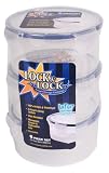 Lock & Lock Shrinkwrap 2.5 Cup Round Value 6 Pack