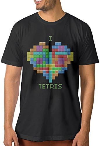 NORAL I Love Video Game Men's Crewneck Tshirt Black Size XL