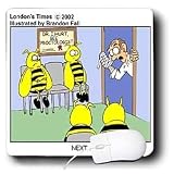 Londons Times Funny Medicine Cartoons - Oh BEE-HAVE Doctor - Mouse Pads