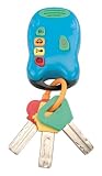 Electronic Baby Keys Keychain Rattle with Remote (Colors May Vary)