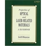 properties of optical and laser related materials a handbook