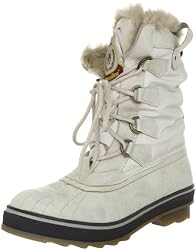 Manitu - POLARTEX 990517, Damen Snowboots, Beige (beige/creme 8), EU 40