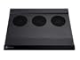 SilverStone NB01B Notepad Cooler with Aluminum and SPCC Mesh Grille, Cooling System 3 x 92mm Fans (Black)