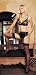 3 Pc. Underwired Open Bust Bra, Garter and Thong
