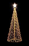 10 Outdoor Christmas Tree Frame Display with 100 LED Lights