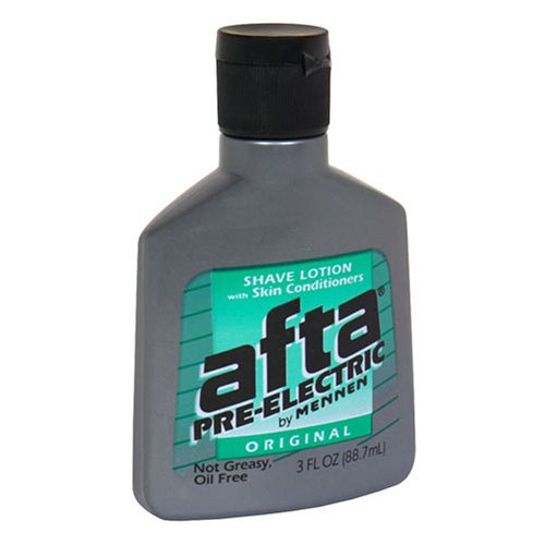 Afta Pre-Electric Shave Lotion with Skin Conditioners, Original, 3 fl oz (88.7 ml)