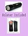 NEBO CSI LED Tactical Black Flashlight/Laser With Holster