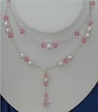 Pearls and Swarovsky Necklace by World of Watches and Gems