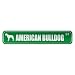 bulldog31 - AMERICAN BULLDOG ST STREET SIGN DOG