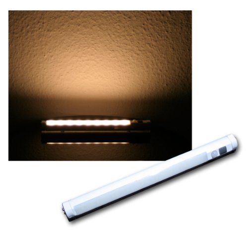 LED-Lichtleiste mit PIR Bewegungsmelder, warmweiß 