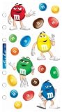 M&M FLAT STICKER CHARACTER MIX