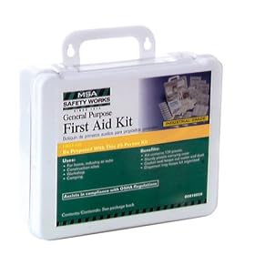 MSA Safety Works 818059 General Purpose First Aid Kit, Industrial Grade
