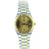 Seiko Womens SYM610K Stainless Steel Analog with Yellow Dial Watch