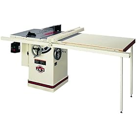 JET 708663PK JTAS-10XL50-W1 10-Inch Left Tilt 3-Horsepower 10-Inch Cabinet Saw with 50-Inch Xacta II Fence, 2 Cast Iron Extension Wings, Table Board, and Legs, 230-Volt 1-Phase