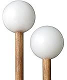 Timber Drum Company T2HP Hard Poly Mallets with Birch Handles for Energy Chime, Xylophone, Wood Block and Bells