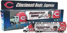 Cincinnati Reds Ken Griffey Jr. White Rose '00 Teammate Features All Metal Peterbilt 379 Cab