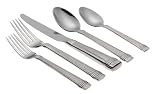 Mikasa Palatial Stainless Steel 5 Piece Flatware Placesetting, Service for 1