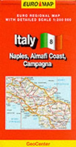 City Travel Guides Discounted  Books : Italy: Naples, Amalfi Coast, Campagna No. 8 (GeoCenter Euro Map)