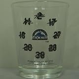 Colorado Rockies MLB Signature Shot Glass