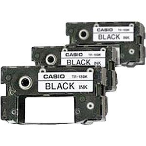 Casio Black Ribbons for All CW Disc Title Printers, 3