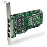 Sangoma A104DE Quad T1/E1 PCI Card with Onboard Hardware DTMF Decoding and Ec...