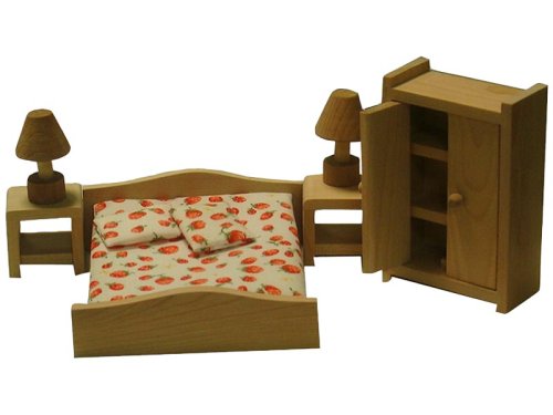 Childrens Toyshop  Spielwaren : Beluga 70116 - Möbel Schlafzimmer 6teilig