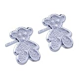 925 Sterling Silver Bear Stud Earrings 41K3D9CCATL. SL160 925 Sterling Silver Bear Stud Earrings