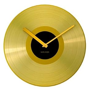 Golden Record Wall Clock
